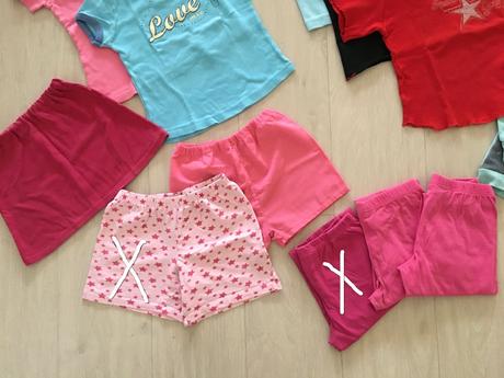Balík dívčího letního oblečení (6 - 7 let), 104–116