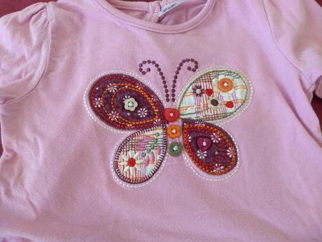 Triko/tunika s motýlem, f&f,68