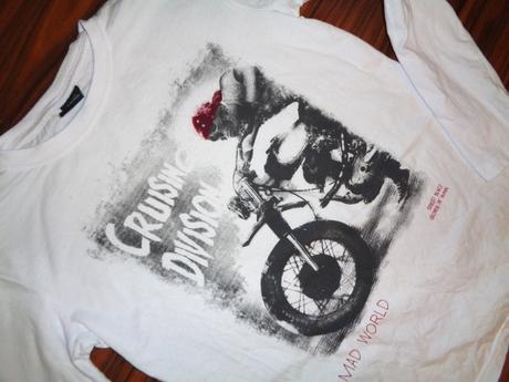 Luxusní tričko - kostra na motorce, chapter young,158 / 164