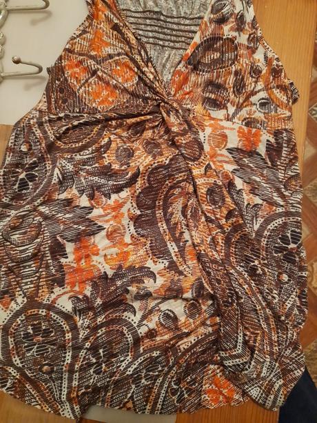 Tričko oranžové vel 38, 38