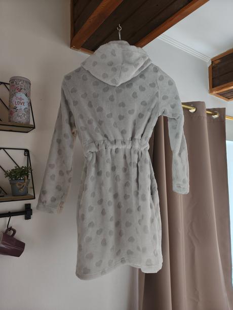 Plyšový župan na zip, domácí kabátek 146/152, pepco,152