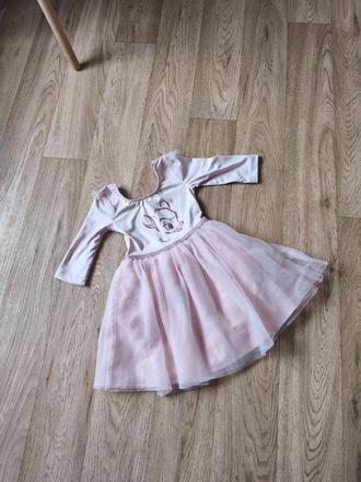 Tylové šaty se srnečkou bambi, pepco,104