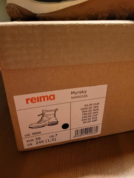 Zimní boty s membránou, reima,39