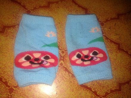 Chrániče kolen kvítko pro miminka (délka 14 cm), 18