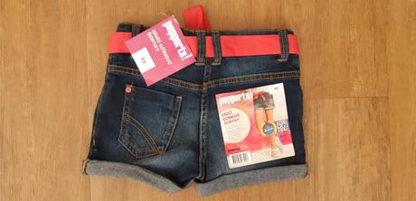 Džínové kraťasy vel. 98, lupilu,98