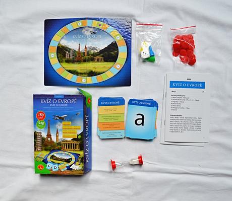 Hra kvíz o evropě,