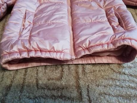 Perleťová zimní bunda pro princeznu-4-5let-top sta, lindex,98