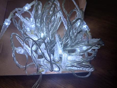 3x světýlka na stromeček.,