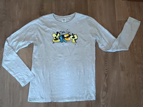 8x chlapecká trika s dlouhým rukávem, vel.158/164, 158