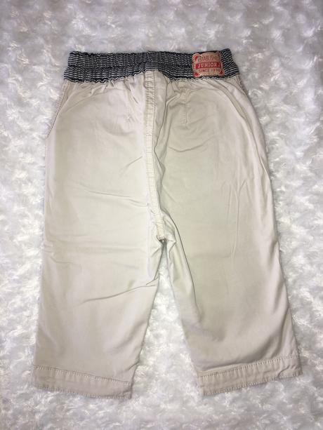 Béžové plátěné kalhoty jasper conran/debenhams, debenhams,80