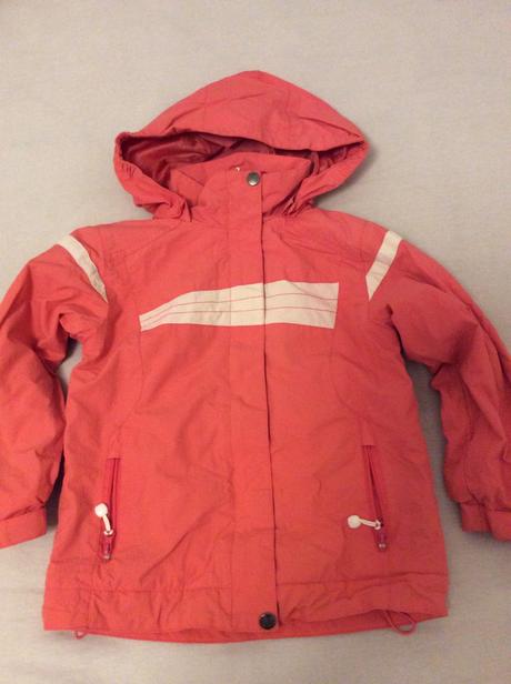 Šusťáková bunda podšitá fleece, wolf,104