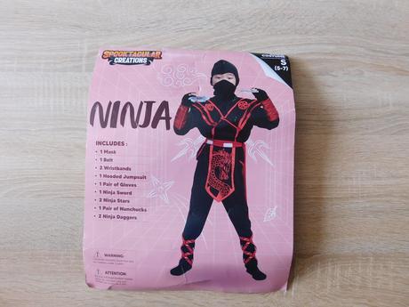 Kostým ninja vel.5/7let,