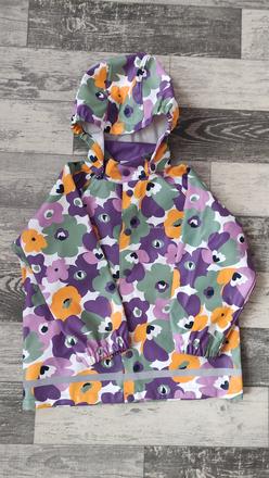 Bunda nepromokavá slabá dívčí v.110/116, 110