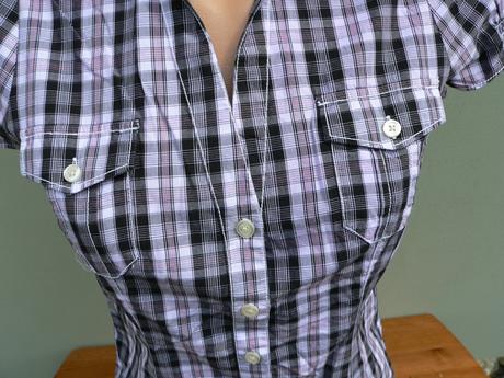 Vypasovaná káro košile blůzka levis - vel.xs, levis,xs