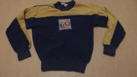 Modro žlutá mikina, 110