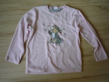 Vršek od pyžama/lehká mikina se zajícem, young dimension,140