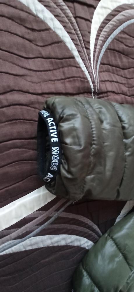 Bunda prošívaná zelená, 128