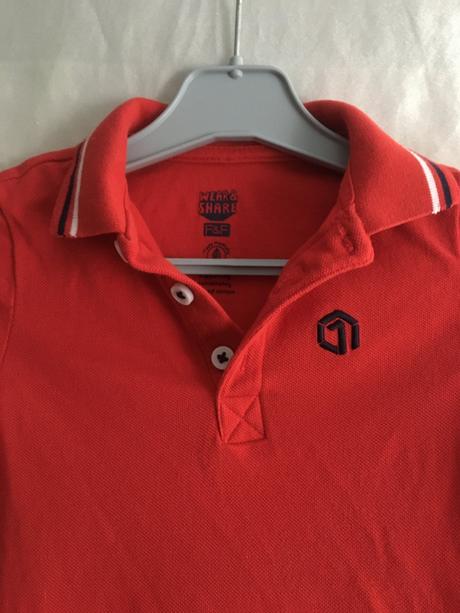 Vel. 86 červená chlapecká polokošile, 86