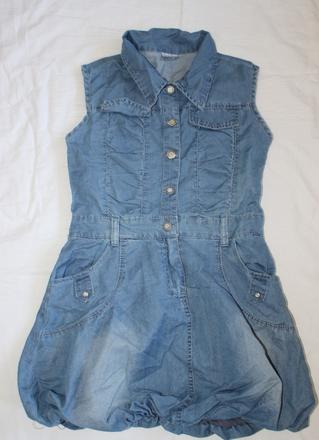 Ho16. super riflové balónkové šaty 8-9 let, 134