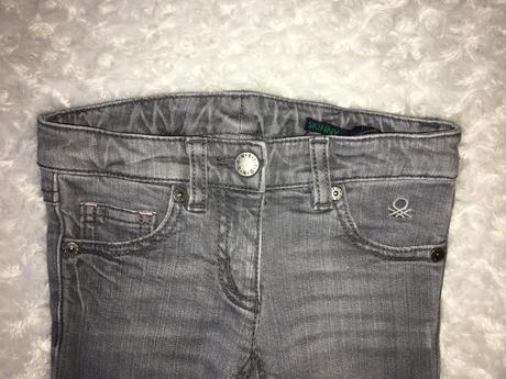 Šedé skinny rifle/džíny benetton, benetton,92