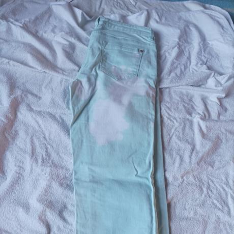 Zelenkavé džíny, c&a,164