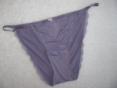 Luxusní fialové bikinové kalhotky v.s., victoria's secret,l