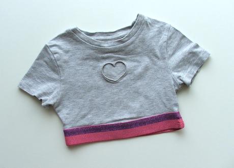 K1126 dívčí tričko crop vel. 4roky, matalan,104