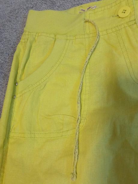 Plátěné kalhoty, s