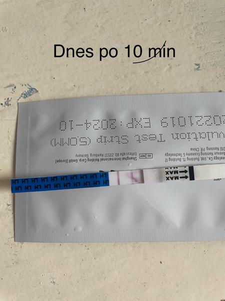 Je výsledek ovulačního testu po zaschnutí platný?