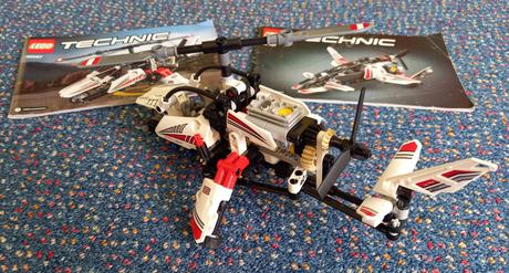 Lego technic 42057 - ultralehká helikoptéra.,