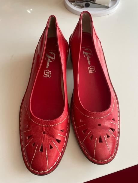 Baleriny kožené baťa vel 37/38, baťa,38