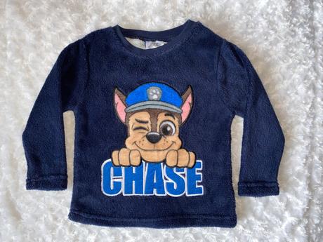 Modrá chlupatková mikina paw patrol, 92