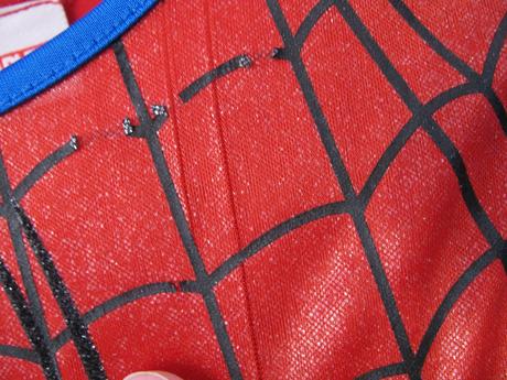 Dívčí kostým se spidermanem, 