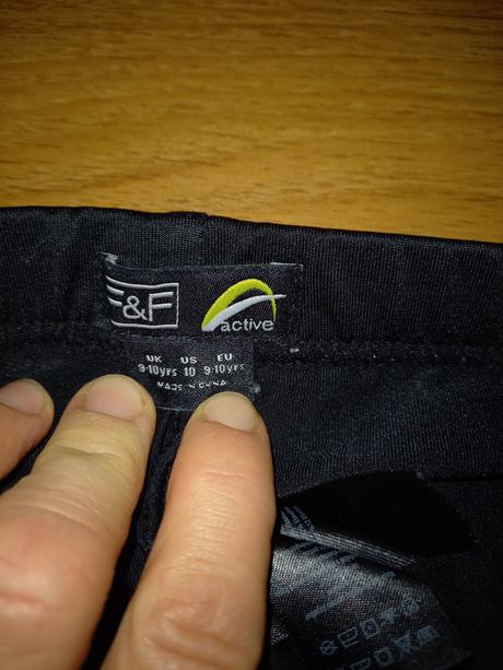 Trojštvrťové funkčné legíny 134/140, f&f,134