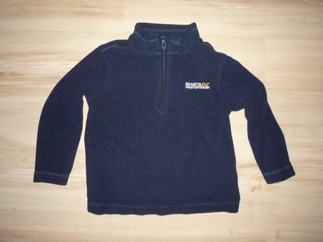 Lehká flísová mikina na zip, regatta,104