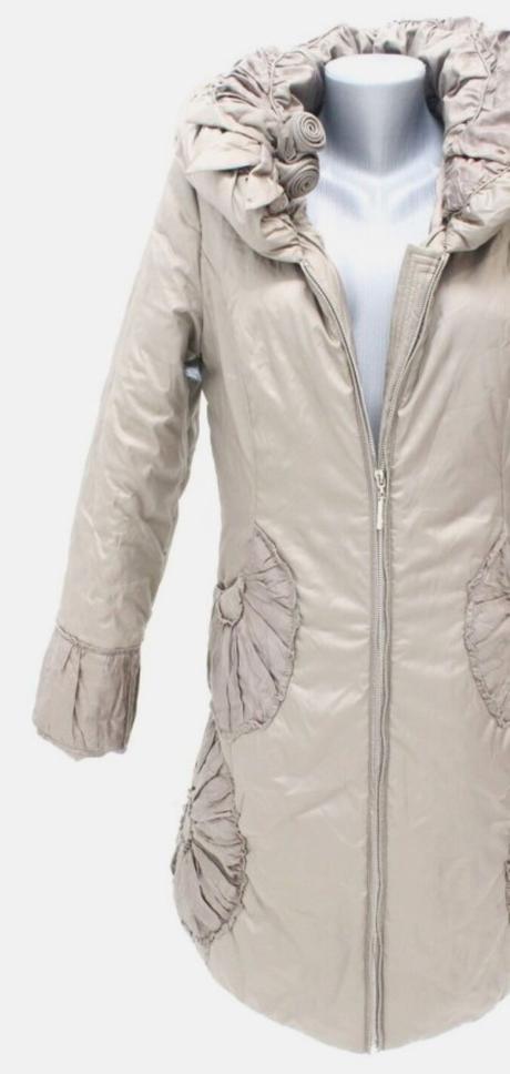 Luxusně originálně-elegantní bundo-kabát-vel.m-l, m