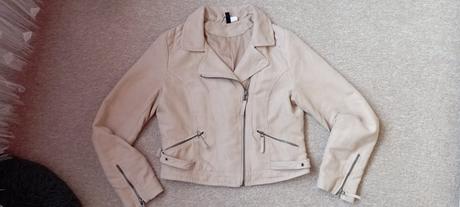 Krémová bunda zn."divided h&m" vel."40/l", h&m,l