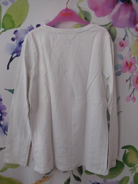 Bílé bavlněné tričko, next,140