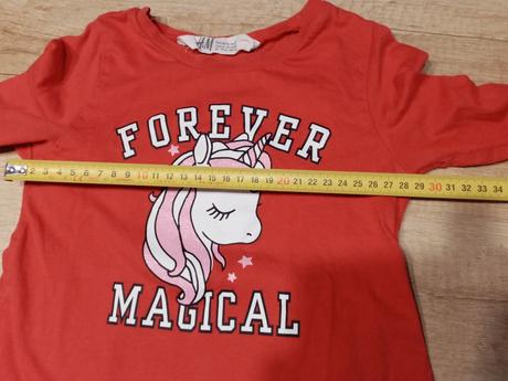 Šaty/tunika hm unicorn vel. 110/116, h&m,110