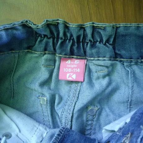 Dívčí džínové tříčtvrťáky, kenvelo,110