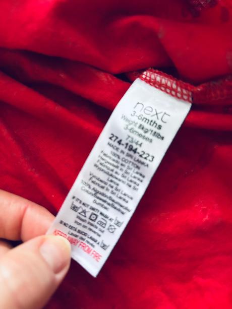 Vánoční šaty zn. next - v.3/6 měs., 68