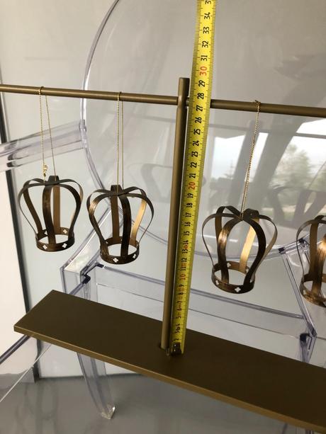 Stojan+4korunky dekorace pro tvoření advent vánoc, 