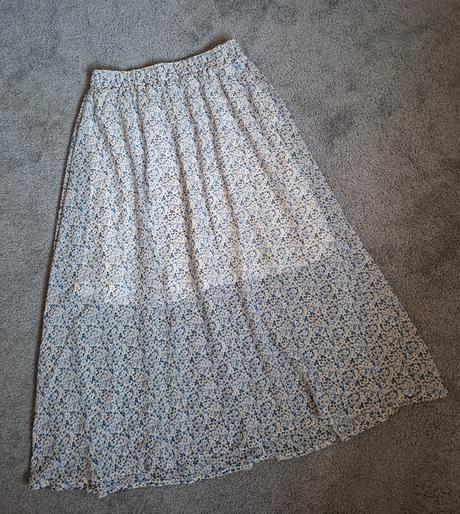 Lehounká splývavá sukně, s