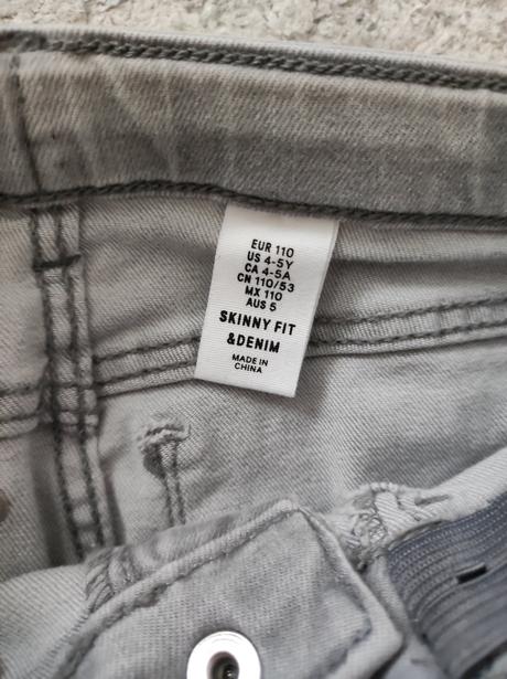 Džíny, h&m,110
