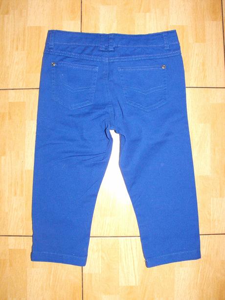 Modré denimové kraťasy po kolená zn. zeeman (nl), 140