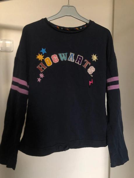 Modrá tenší mikina harry potter, 152