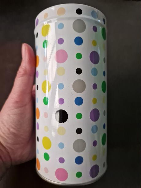 Plechová krabička s gumičkami do vlasů, 