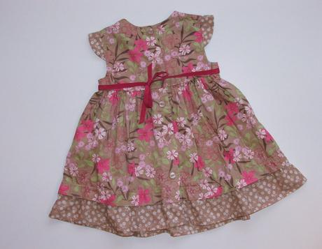 P383 plátěné šaty vel. 12m, 80