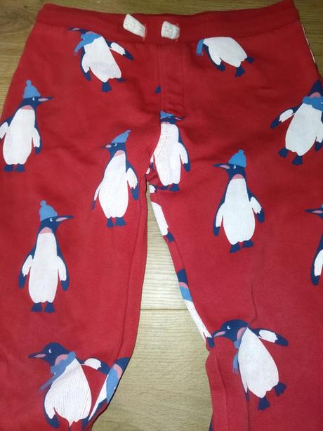 Tepláky s tučňáky 116, marks & spencer,116