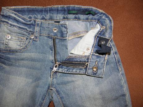 Slim rifle / džíny zn. benetton vel.104, benetton,104
